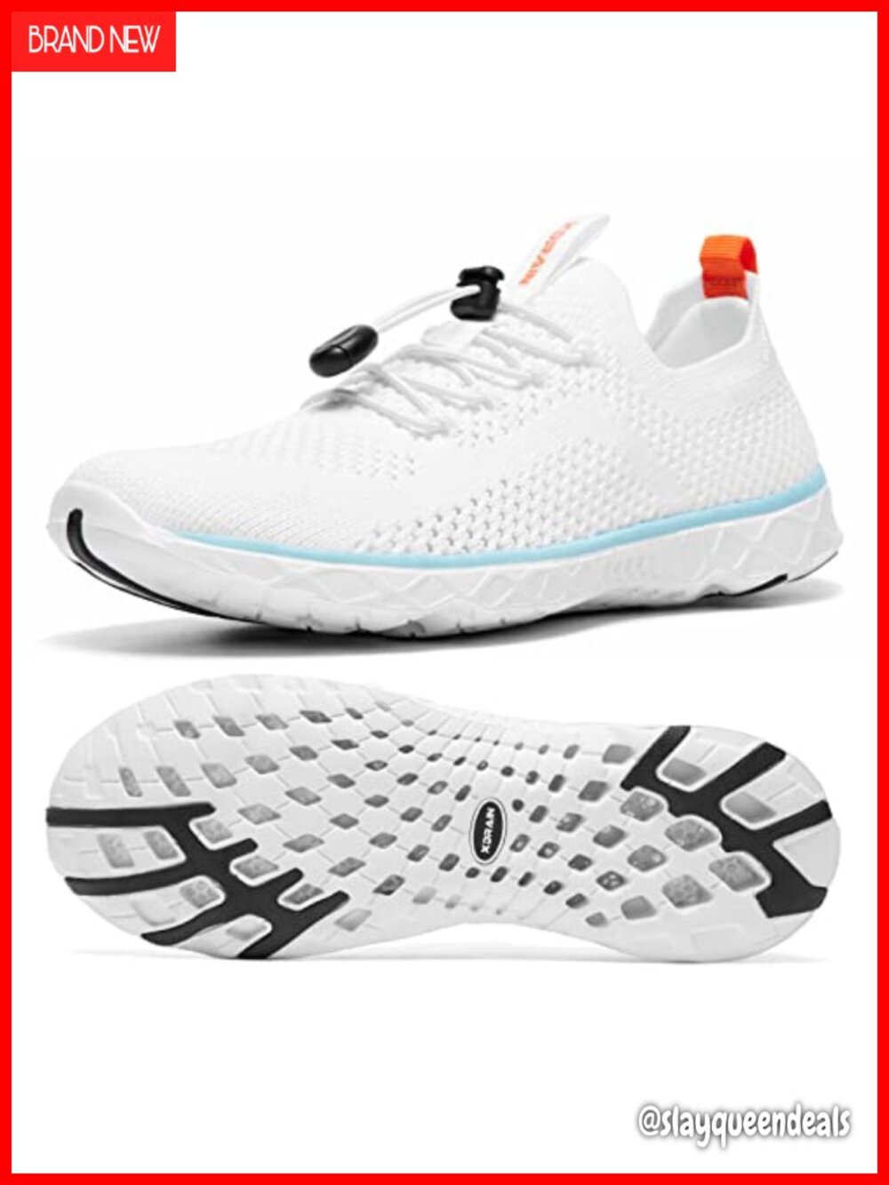 Women's Water Shoes Arch Support Slip-On Athletic Sneakers for Water Sports